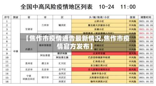 【焦作市疫情通告最新情况,焦作市疫情官方发布】-第2张图片
