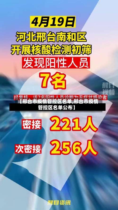 【邢台市疫情管控区名单,邢台市疫情管控区名单公布】