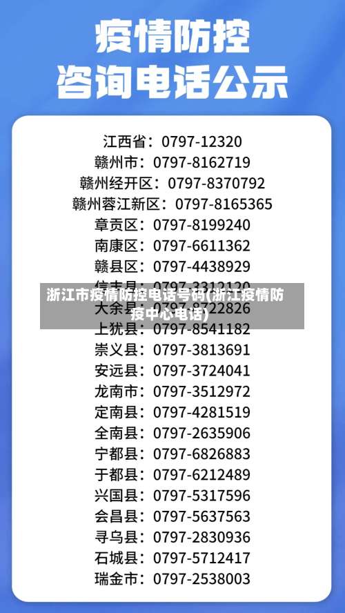 浙江市疫情防控电话号码(浙江疫情防疫中心电话)