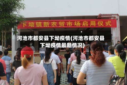 河池市都安县下坳疫情(河池市都安县下坳疫情最新情况)