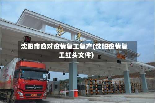 沈阳市应对疫情复工复产(沈阳疫情复工红头文件)