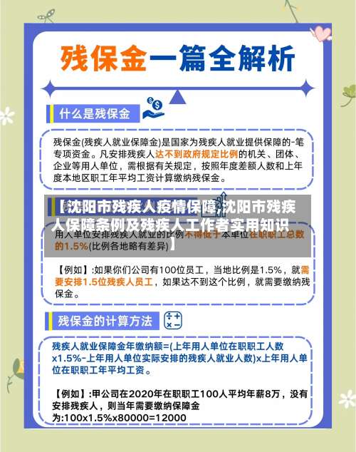 【沈阳市残疾人疫情保障,沈阳市残疾人保障条例及残疾人工作者实用知识】-第2张图片