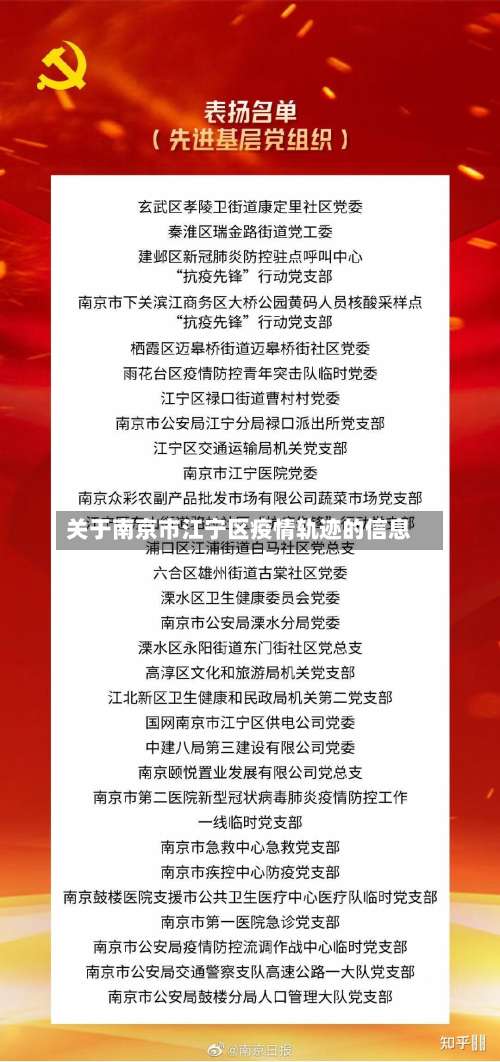关于南京市江宁区疫情轨迹的信息-第2张图片