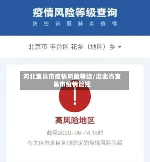 河北宜昌市疫情风险等级/湖北省宜昌市疫情管控