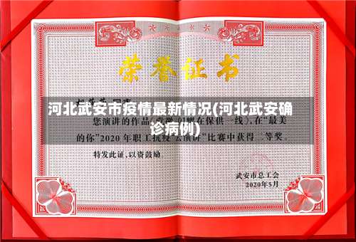 河北武安市疫情最新情况(河北武安确诊病例)