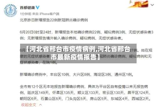 【河北省邢台市疫情病例,河北省邢台市最新疫情报告】