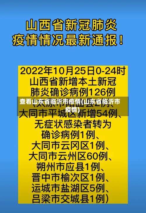 查看山东省临沂市疫情(山东省临沂市 疫情)