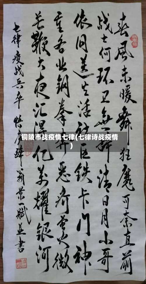 铜陵市战疫情七律(七律诗战疫情)