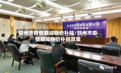钦州市疫情期间物价补贴/钦州市疫情期间物价补贴政策