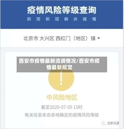 西安市疫情最新流调情况/西安市疫情最新规定