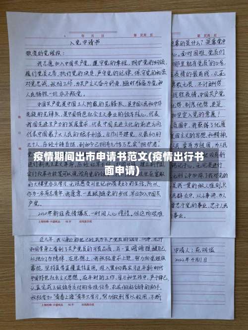 疫情期间出市申请书范文(疫情出行书面申请)-第2张图片