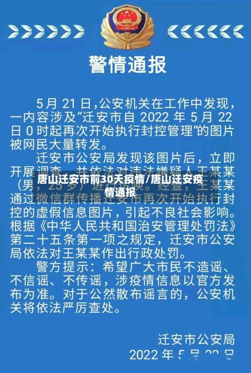 唐山迁安市前30天疫情/唐山迁安疫情通报