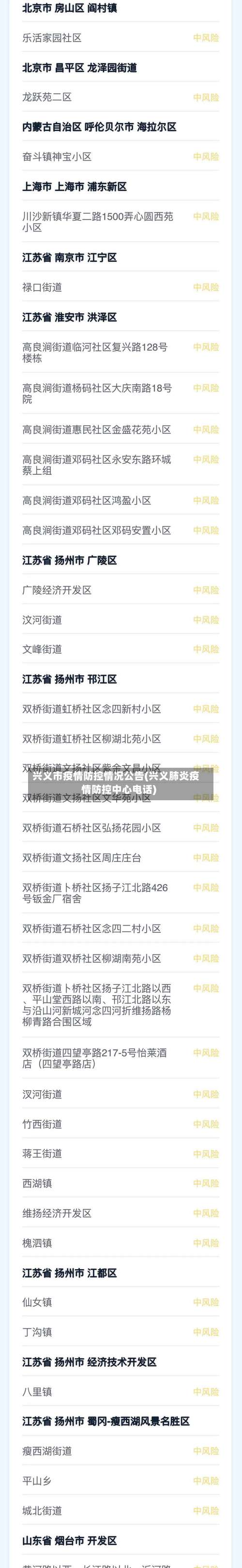 兴义市疫情防控情况公告(兴义肺炎疫情防控中心电话)