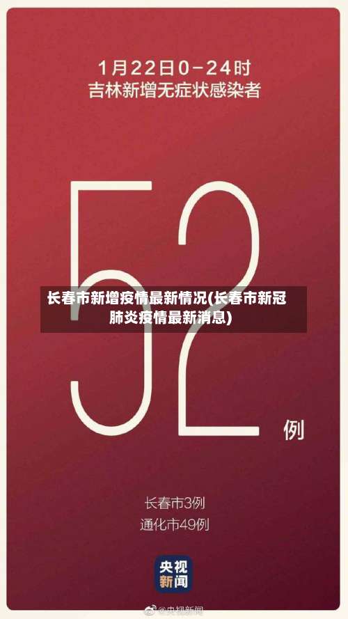 长春市新增疫情最新情况(长春市新冠肺炎疫情最新消息)