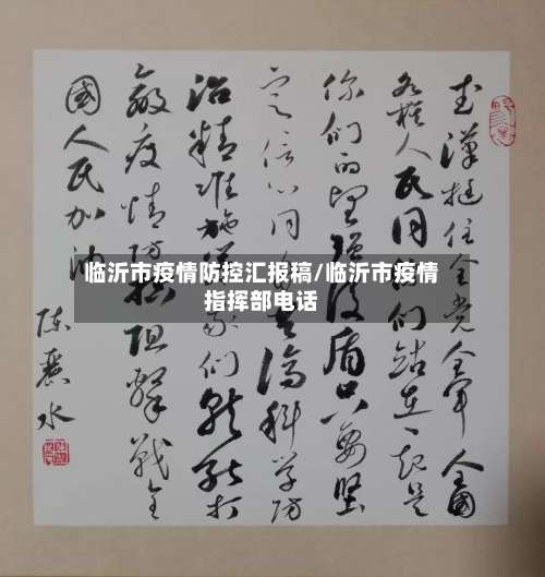 临沂市疫情防控汇报稿/临沂市疫情指挥部电话-第2张图片