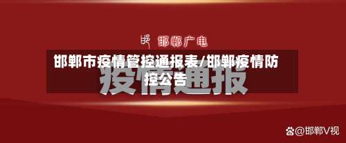 邯郸市疫情管控通报表/邯郸疫情防控公告-第2张图片