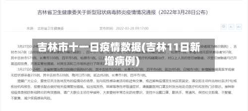 吉林市十一日疫情数据(吉林11日新增病例)-第3张图片