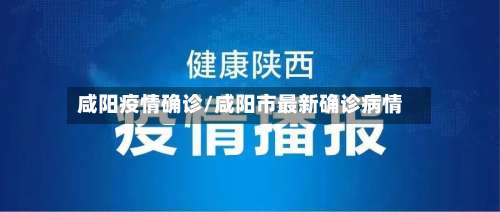 咸阳疫情确诊/咸阳市最新确诊病情