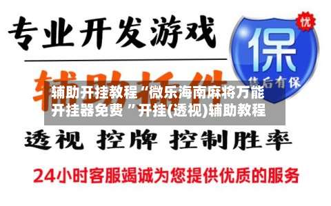 辅助开挂教程“微乐海南麻将万能开挂器免费 	”开挂(透视)辅助教程-第2张图片