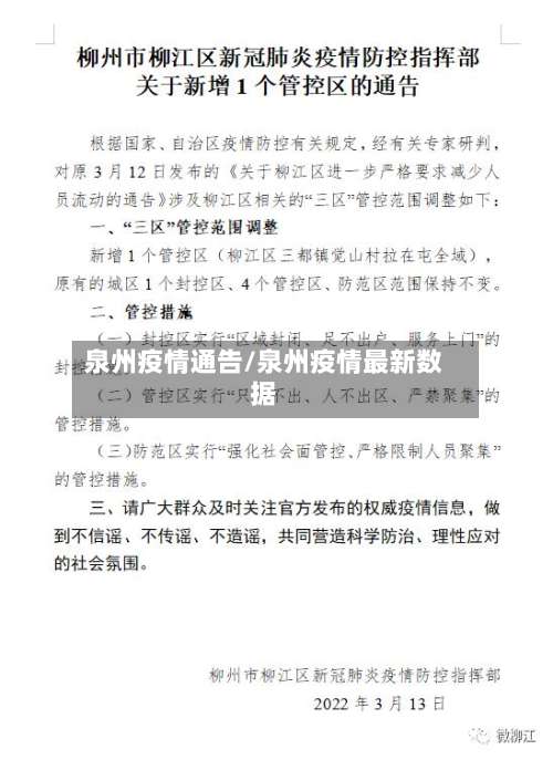 泉州疫情通告/泉州疫情最新数据-第2张图片