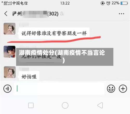 湖南疫情处分(湖南疫情不当言论)