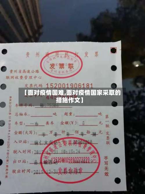 【面对疫情国难,面对疫情国家采取的措施作文】