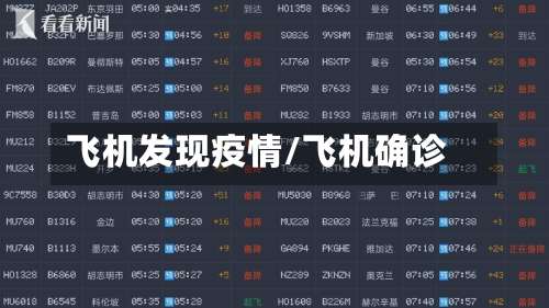 飞机发现疫情/飞机确诊-第2张图片