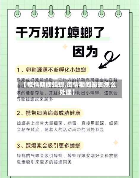 【疫情期间蟑螂,疫情期间蟑螂怎么处理】