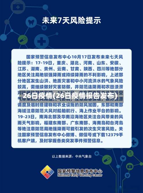 26日疫情(26日疫情报告发布)-第2张图片