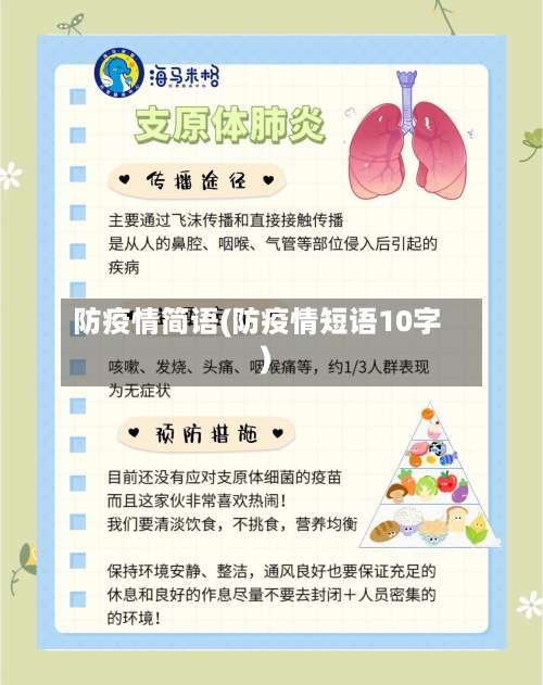 防疫情简语(防疫情短语10字)-第2张图片