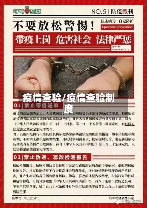 疫情查验/疫情查验制度-第3张图片