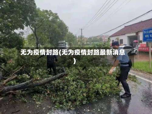 无为疫情封路(无为疫情封路最新消息)-第2张图片