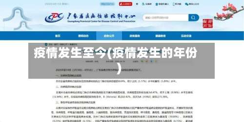 疫情发生至今(疫情发生的年份)-第2张图片