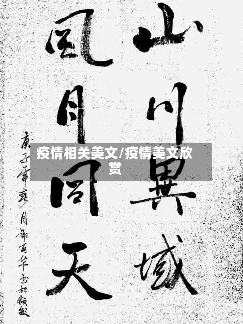 疫情相关美文/疫情美文欣赏-第2张图片