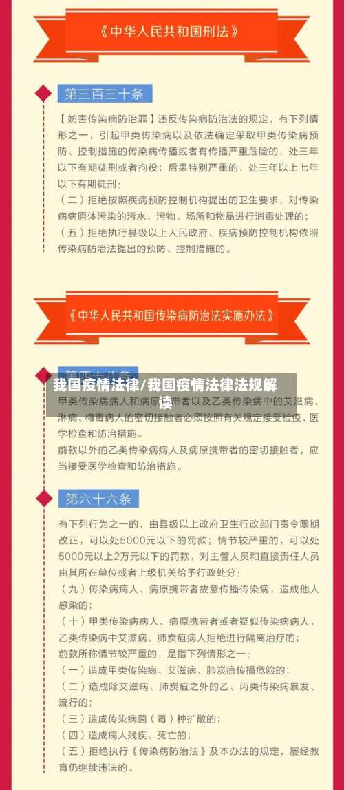 我国疫情法律/我国疫情法律法规解读