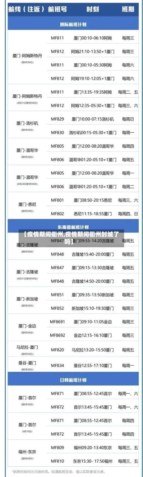 【疫情期间衢州,疫情期间衢州封城了吗】