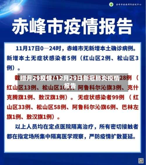 腊月29疫情/12月29日新冠肺炎疫情报告-第2张图片