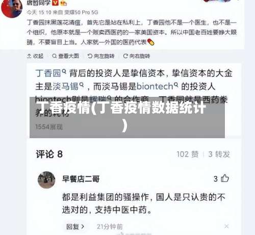 丁香疫情(丁香疫情数据统计)