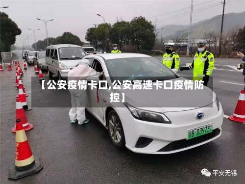 【公安疫情卡口,公安高速卡口疫情防控】-第2张图片
