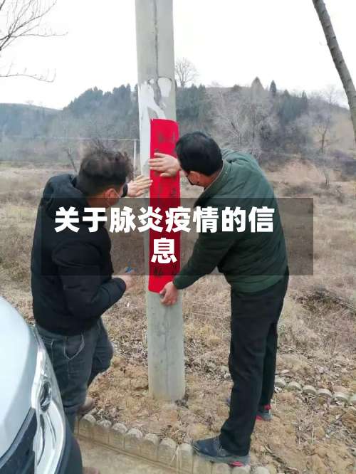 关于脉炎疫情的信息
