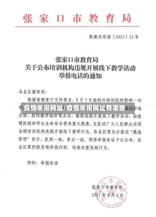 疫情举报网址/疫情举报网址有哪些-第1张图片