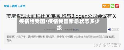 疫情给我国/疫情我国紧急状态多少级