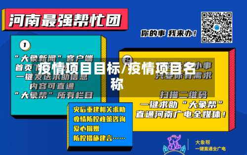 疫情项目目标/疫情项目名称-第3张图片