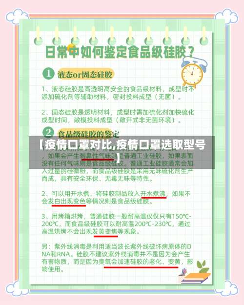 【疫情口罩对比,疫情口罩选取型号】