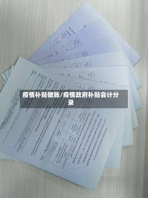疫情补贴做账/疫情政府补贴会计分录-第3张图片